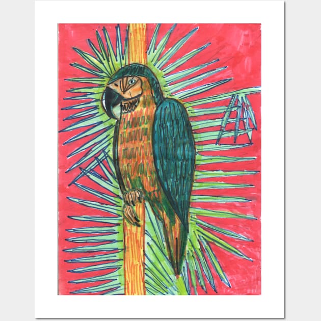 Parrot Wall Art by Mila-Ola_Art